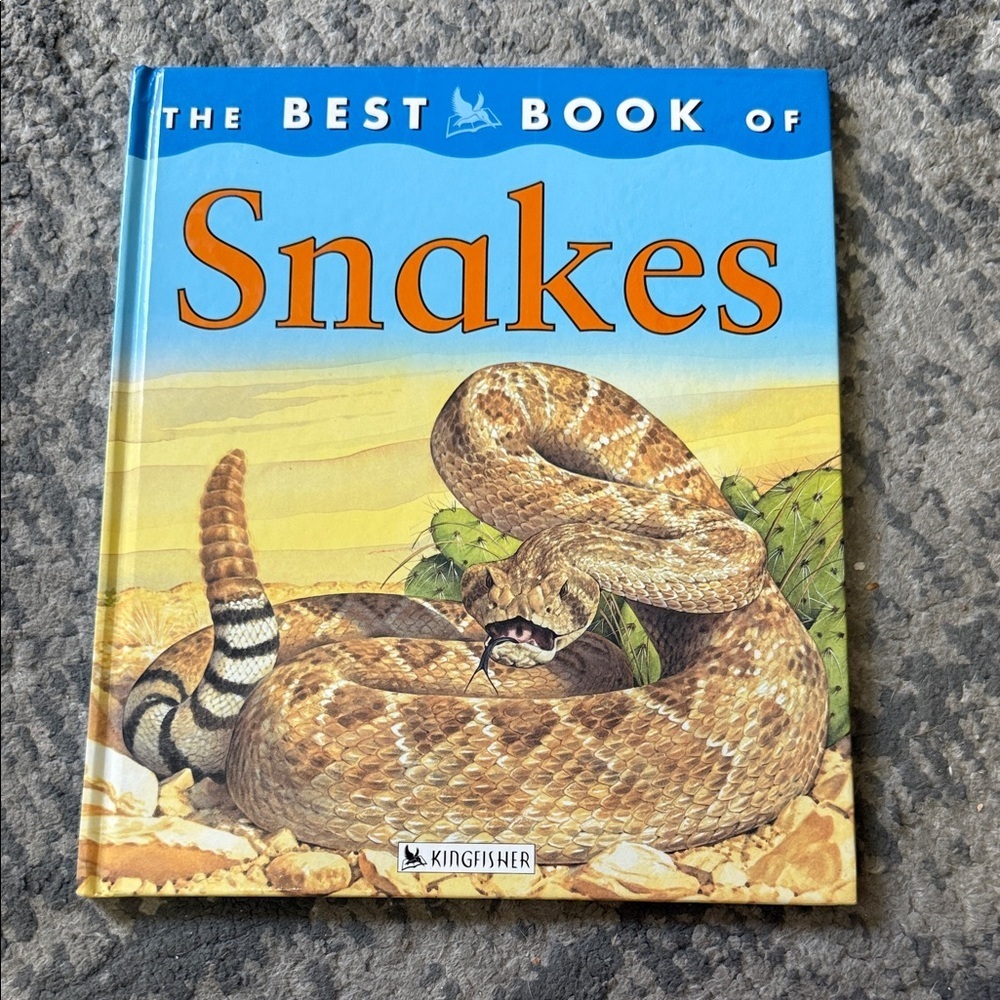 The Best Book of Snakes - Blue & Orange Hardcover